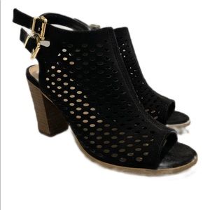 Steve Madden Leather Block Heel Sandals size 7